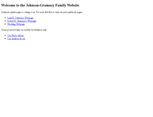 Tablet Screenshot of johnson-gramacy.com